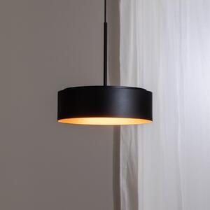 BEGA LED viseća lampa Studio Line Ø 36 cm crno-bakar DALI, prigušiva, Crno, Dnevni boravak/blagovaonica, Aluminij