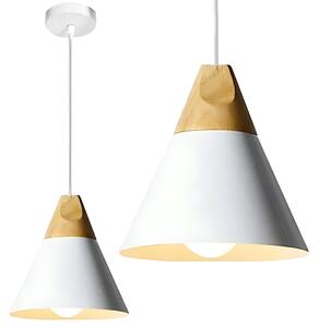 Stropna svjetiljka Scandi A White