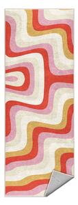 Žuta /ružičasta periva staza 60x230 cm Creamy Raspberry Swirl – Mila Home