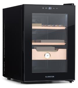 Klarstein El Presidente 37, humidor za cigare, 37 l, 2 police, 1 pretinac od cedrovine