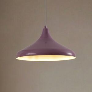 ROYALTECH Viseća lampa Claus, ljubičasta/bijela, Ø 35 cm, metalna, prigušiva, Ljubičasta, Dnevni boravak/blagovaonica, Metal