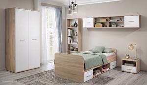 Dječja soba Daron II 23 DSW D2 (hrast sonoma + bijela)