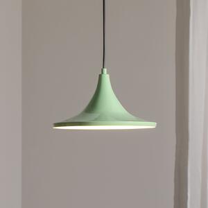 ROYALTECH Visilica Genisy, menta zelena, Ø 31 cm, metal, E27, prigušiva, Zelena, Dnevni boravak/blagovaonica, Metal