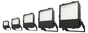 DOTLUX LED reflektor LENSplus, 150 W, crni, aluminij 5.000 K IP66, Crno, Aluminij, Zidni reflektor
