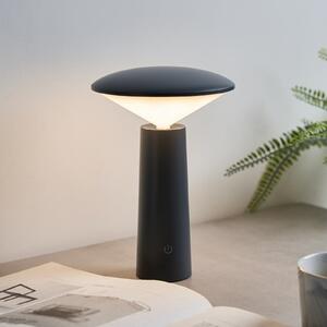 Pauleen preslatka SPARK LED punjiva stolna lampa, siva, 21 cm, IP44, prigušiva, Sivo, Dnevni boravak/blagovaonica, Plastika