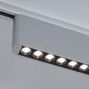Paulmann URail LED tračni reflektor Zelos, krom, 4.000 K, 37 cm, prigušiva, Metalik, Dnevni boravak/blagovaonica, Aluminij