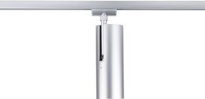 Paulmann URail LED tračni reflektor Theron, krom, 4.000 K, Ø 6 cm, prigušiva, Metalik, Dnevni boravak/blagovaonica, Plastika