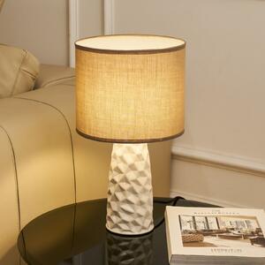 Pauleen FANCY SCULPT stolna lampa, taupe/bež, visina 41 cm, Bež, Dnevni boravak/blagovaonica, Tkanina / tekstil