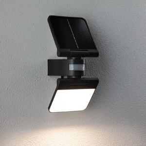 Paulmann Lesla Solar vanjska zidna svjetiljka, antracit, senzor, IP65, Crno, Plastika