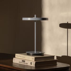 UMAGE LED stolna lampa na baterije Asteria Move, svijetloplava, 31 cm, prigušiva, Plava, Dnevni boravak/blagovaonica, Metal