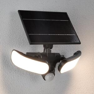 Paulmann Sonlig solarna vanjska zidna svjetiljka, antracit, s senzorom, IP65, Crno, Plastika