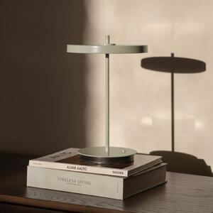 UMAGE LED stolna lampa na baterije Asteria Move maslinasto zelena obična, 31cm, prigušiva, Zelena, Dnevni boravak/blagovaonica, Metal