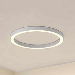 Lucande LED stropna svjetiljka Neor, bijela, Ø 60 cm, CCT, prigušljiva, prigušiva, Bijela, Područje hodnika, Metal