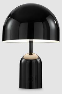 Tom Dixon BELL PRIJENOSNA punjiva stolna lampa, crna, 28 cm IP44, prigušiva, Crno, Dnevni boravak/blagovaonica, Plastika