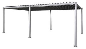 Antracitna pergola za terasu Madera 3x6m Garden Point
