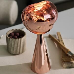 Tom Dixon Melt LED stolna lampa na baterije, bakrena, visina 29 cm, prigušiva, Bakar, Plastika