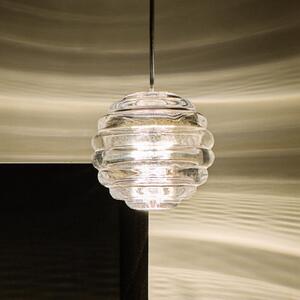 Tom Dixon Press Sphere LED viseća lampa, prozirna, Ø 14 cm, 927, prigušiva, Providna, Dnevni boravak/blagovaonica, Staklo