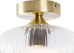 Art Deco stropna svjetiljka mesing - Karel