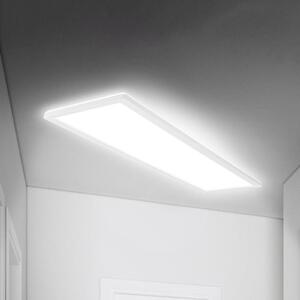 Briloner LED panel Move, senzor, 98 x 20 cm, IP44, plastika, bijela, Bijela, Područje hodnika, Plastika