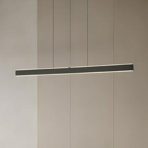 Lucande LED viseća svjetiljka Arvon, crna, 117 cm, prigušljiva, CCT, prigušiva, Crno, Dnevni boravak/blagovaonica, Metal