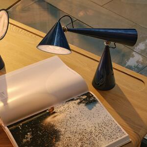 Tom Dixon LED stolna lampa Pose Task Light, indigo, 41 cm, prigušiva, Plava, Dnevni boravak/blagovaonica, Plastika