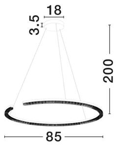 GREAMY LED VISILICA BIJELA 43W IP20 3000K TRIAK PRIGUŠLJIVA NL9030957