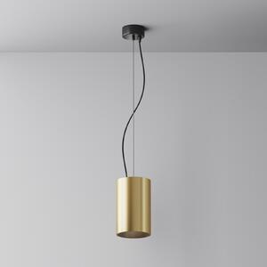 Maytoni LED visilica Efir, mat zlato, Ø 10,5cm, 33W, 38°, Zlato / mjed, Dnevni boravak/blagovaonica, Aluminij