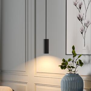 Deko-Light CAN visilica, crna, visina 15 cm, Ø 6 metal, GU10, prigušiva, Crno, Dnevni boravak/blagovaonica, Aluminij