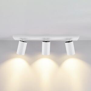 Deko-Light Stropni reflektor CAN TILT, bijeli, 48 x 9 cm, 3 žarulje, metal GU10, prigušiva, Bijela, Dnevni boravak/blagovaonica, Aluminij, Strop polukružni s prostorom