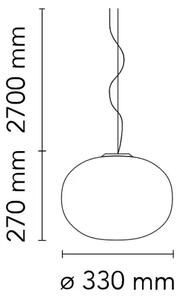 GLO-BALL S1 VISILICA E27/150W/230V/fi.330mm/h.270mm/BIJELA FL3005061