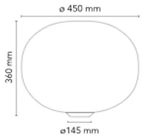 GLO-BALL BASIC 2 STOLNA SVJETILJKA E27/150W/220-240V/450X360mm STAKLO BIJELA FL3026000