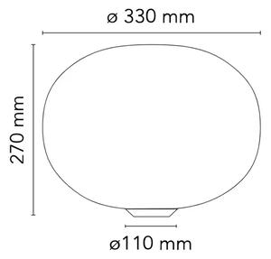 GLO-BALL BASIC 1 STOLNA SVJETILJKA E27/150W/220-240V/330x270mm STAKLO BIJELA FL3021000