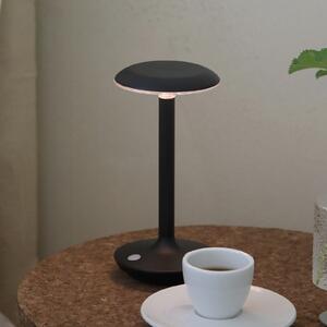 Markslöjd LED stolna lampa Petit, crna, aluminijska, IP44, prigušiva, Crno, Aluminij