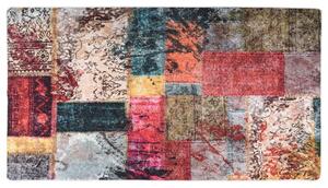 VidaXL Perivi tepih s patchworkom 190 x 300 cm raznobojni protuklizni