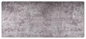 VidaXL Perivi tepih 80 x 300 cm sivi protuklizni