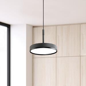 Viokef Don LED visilica, siva, Ø 20 cm, metal, Sivo, Dnevni boravak/blagovaonica, Aluminij