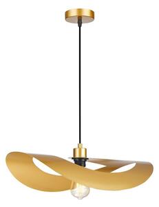 Viokef Visilica Mas, zlatne boje, Ø 50 cm, metal, prigušiva, Zlato / mjed, Dnevni boravak/blagovaonica, Metal