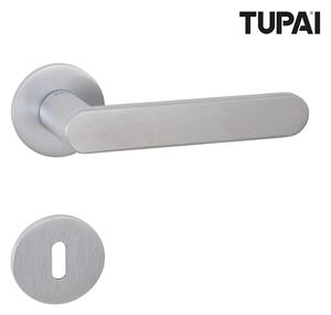 Kvaka Tupai Quora krom mat materijal: zamak · rozeta: ključ / cilindar / WC Ključ