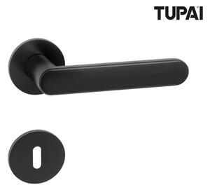 Kvaka Tupai Quora crna mat materijal: zamak · rozeta: ključ / cilindar / WC Wc