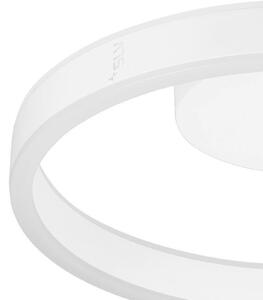 SLV LED stropna svjetiljka One, Ø 40 cm, bijela, metalna, CCT, prigušiva, Bijela, Dnevni boravak/blagovaonica, Aluminij