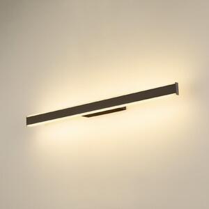 SLV LED zidna svjetiljka za kupaonicu One Linear, 70 cm, crna, CCT, prigušiva, Crno, kupaonica, Aluminij
