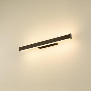 SLV LED zidna svjetiljka za kupaonicu One Linear, 52 cm, crna, CCT, prigušiva, Crno, kupaonica, Aluminij