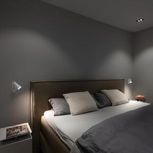 SLV zidna lampa Puri 2.0 Cone, bijela, širina 15 cm, metalna, prigušiva, Bijela, Dnevni boravak/blagovaonica, Aluminij