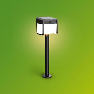Philips LED solarna svjetiljka za tlo Ezra UE, plastična, IP44, Crno, Plastika