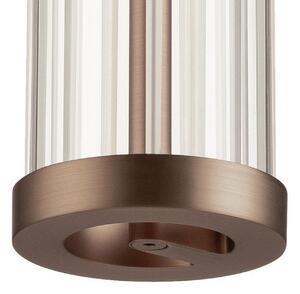 SLV Quimera LED viseća svjetiljka, bakrene boje, Ø 8 cm, CCT, prigušiva, Bakar, Dnevni boravak/blagovaonica, Aluminij
