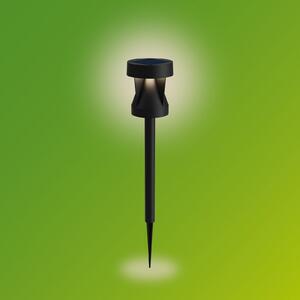 Philips LED solarna svjetiljka Avery, šiljak za tlo, crna, IP44, Crno, Plastika