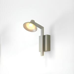 Lucande Steve LED zidna svjetiljka, aluminij, 24 cm, USB, dimabilna, prigušiva, Metalik, Dnevni boravak/blagovaonica, Metal
