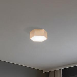 Argon LED stropna svjetiljka Libre, zlatne boje, čelik, 3000 K, Zlato / mjed, Dnevni boravak/blagovaonica, Metal