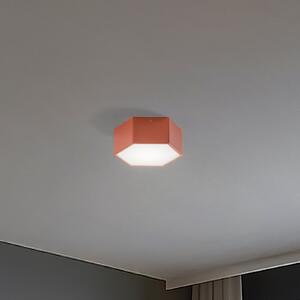 Argon LED stropna svjetiljka Libre, terakota boja, čelik, 3000 K, Smeđa / hrđa, Dnevni boravak/blagovaonica, Metal