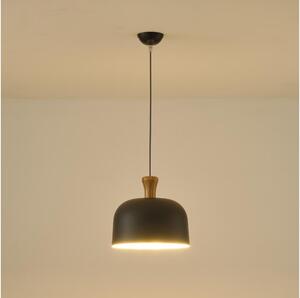 Luster na sajli SIMPLO 1xE27/15W/230V siva pr. 27 cm